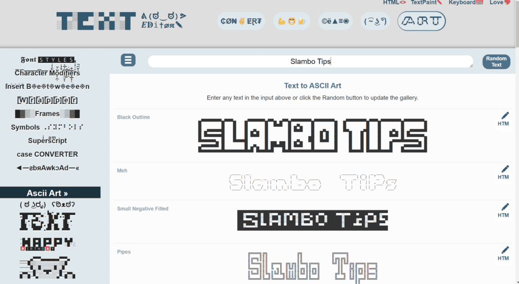 Best Ascii Art Generators