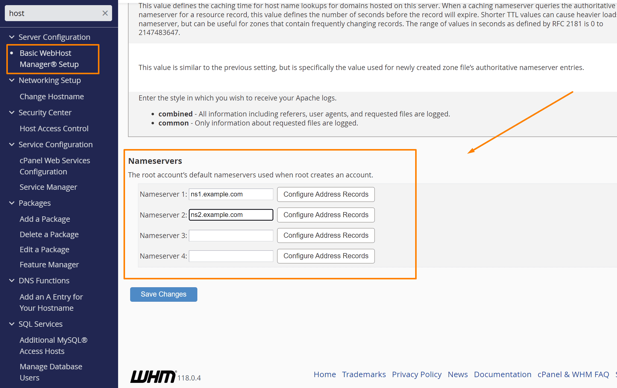 How To Configure Whm Custom Nameservers With Cloudflare And Namecheap