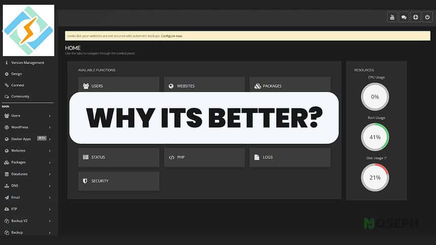 Why Cyberpanel Is The Best Control Panel Right Now
